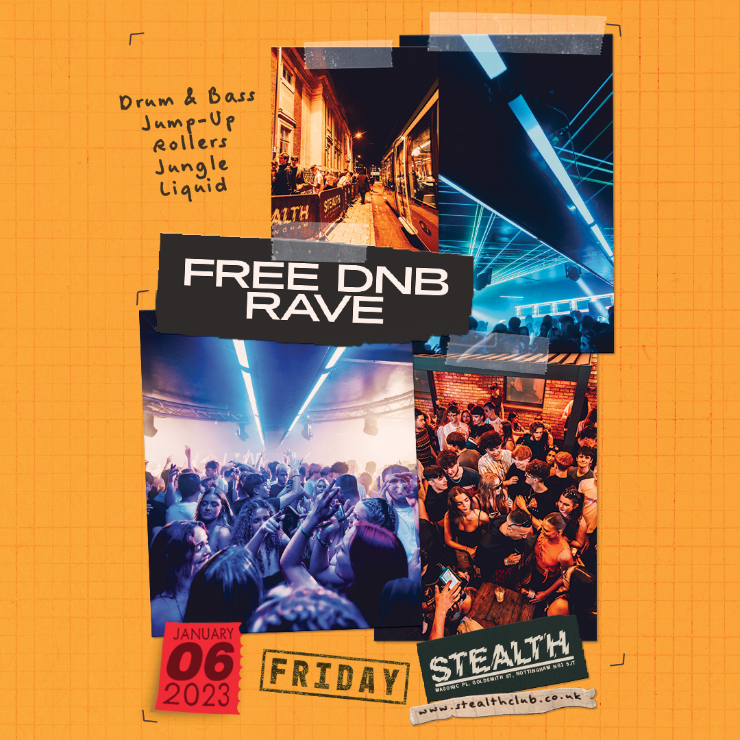 FREE DnB Rave at Stealth (Drum & Bass, JumpUp, Rollers, Jungle, Liquid